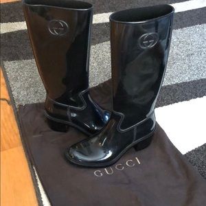 Authentic Gucci women’s rain boots